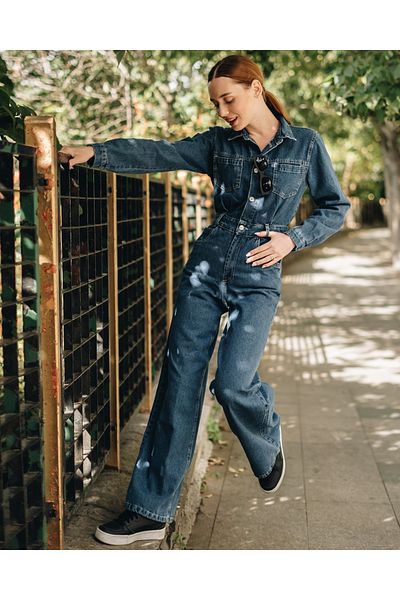 BelezaStore Дънки гащеризон