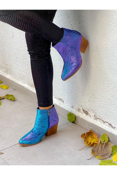 irmona ΜΙΝΙ ΜΠΟΤΑΚΙΑ DALİDA ΜΠΛΕ ΜΩΒ GRADE DALLAS WESTERN