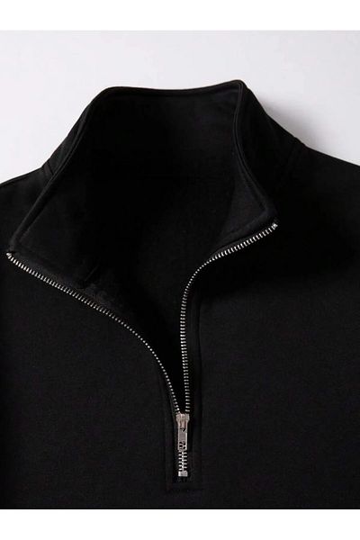 ciwi&life Φούτερ Unisex 2ip με μισό φερμουάρ γιακά