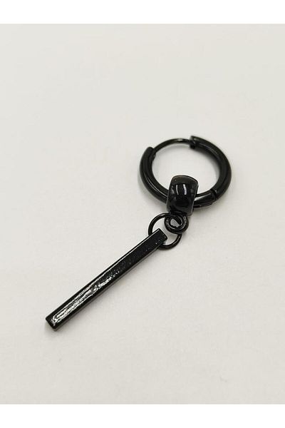 Sanalbolluk Black Color Stick Model Earrings