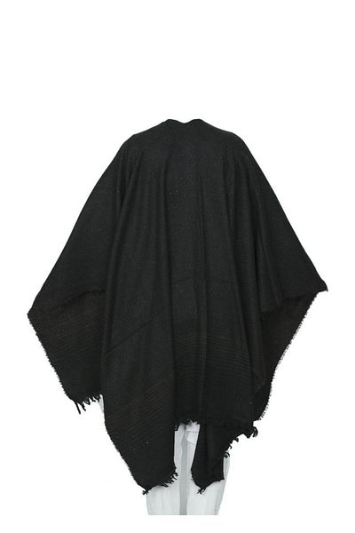 Sanalbolluk Brown Color Fish Back Model Poncho