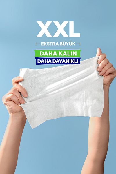 Papilion Easy Clean XXL Lemon Freshness Non-Marking Natural Formula 100 Wide Sheets