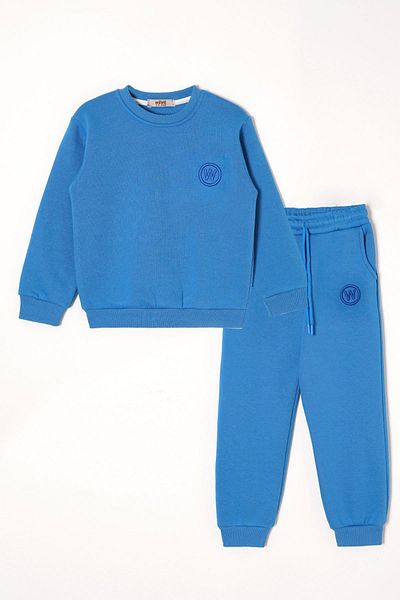zepkids Σετ φόρμας για αγόρι με κεντημένη Saks Color