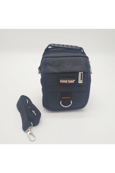 SEVENTEEN Horizontal Zippered Covered Mini Size Men's Handbag