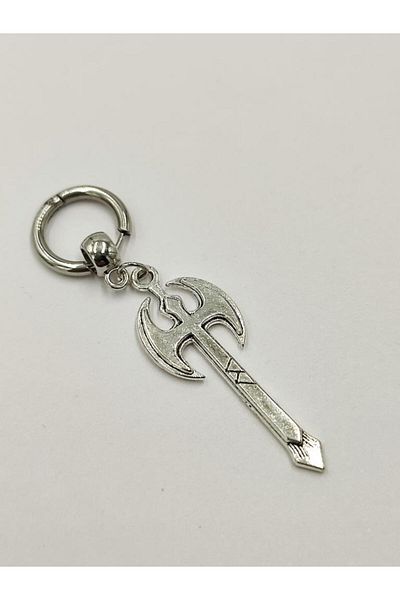 Sanalbolluk Axe Model Steel Earrings