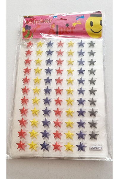 Modellino Kabartma Sticker Etiketler 30x17cm Emoji Kalp Hayvanlar Bayrak Meyv...