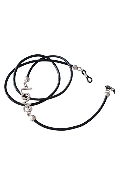 Sibelya Aksesuar Sibelya Design 100% Genuine Leather and Brass'Love' Themed G...