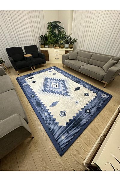 LİMAY Husa de covor practica fara burete - Lavabila - Decorativa - Tesatura de catifea - 6m2 (200x300)