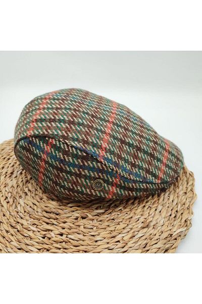 Sanalbolluk Striped Model Khaki Color Men's Sports Cap