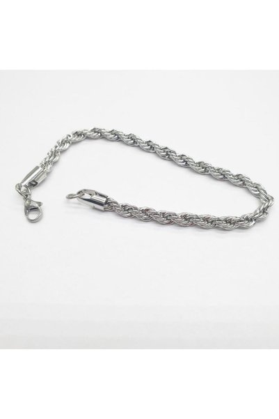 Generic Brand Silver Color Spiral Chain Bracelet