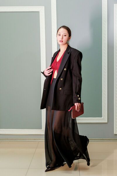 Brillare Dress Şifon Palazzo Pantolon