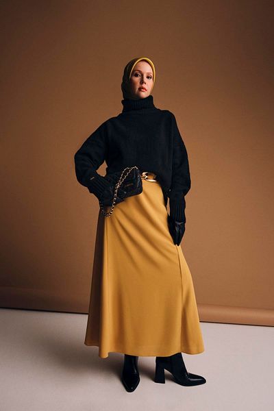Armine Acid with Elastic Back and Zippered Cup Detail