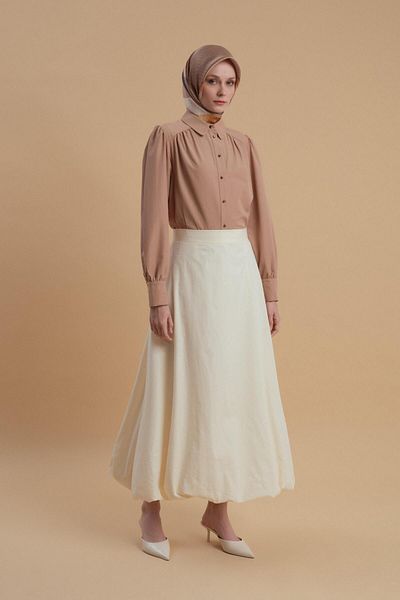 Armine Moonstone Balloon Skirt - 24Y1641 Model