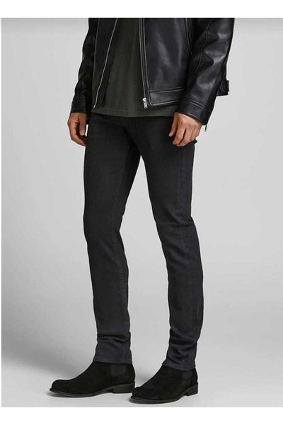 Denim ekek τζιν παντελόνι silimfit jens no fade μαύρο