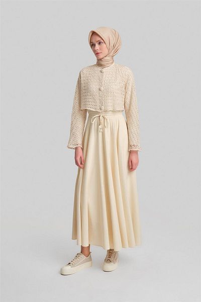 Armine Godeli Elastic Skirt 24Y1632 - Moonstone