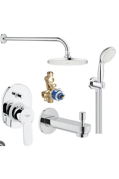 Grohe Bauedge Built-in Bathroom Faucet Set Full Set (5 PIECES)