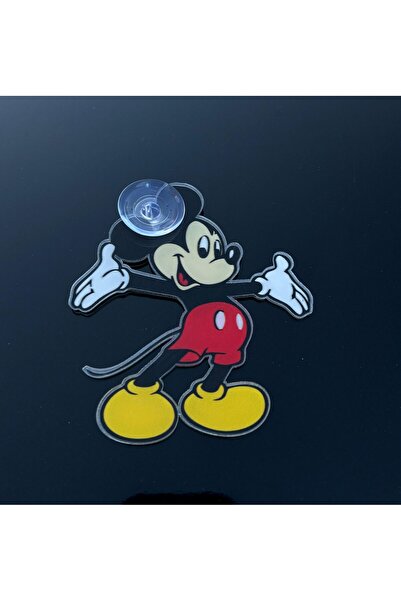 Genel Markalar Çizgi Film Karakter Mickey Mouse Vantuzlu Araba Oto Cam Süsü