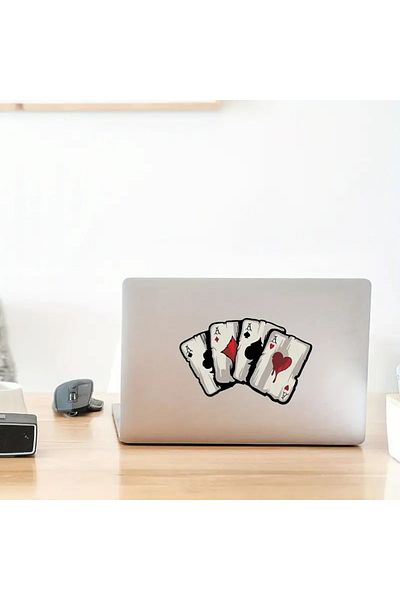 Major Selection Poker Paper - Autocolant pentru cască de mașină și laptop