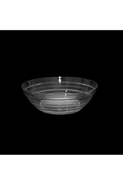 Kristal Plastic Acrylic Salad Container 2500ml. (1 Piece) - Hard Mica, Ize