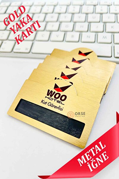 Orse Reklam Yaka İsimliği 6 Adet İğneli Kaliteli Metal