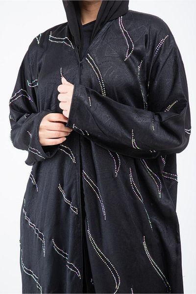 IKKXA Abaya AIK9012 Black