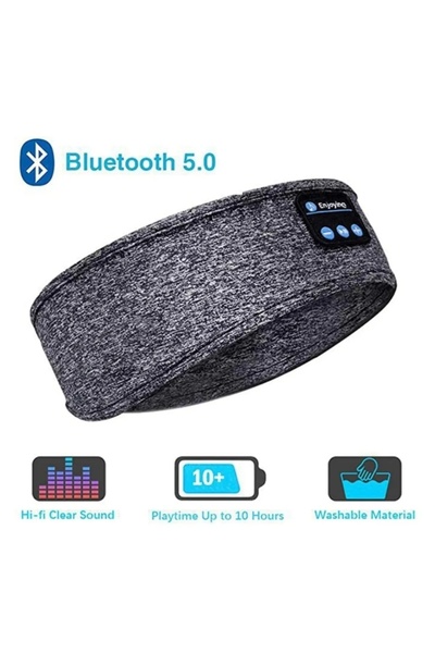 Genel Markalar Kablosuz Bluetooth Bandana Kulaklık Uyku Bandı Spor Müzik Tele...