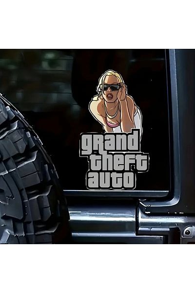 Major Selection Grand Theft Auto Daughter Anime Girl Sticker laptop, mașină, autocolant motor