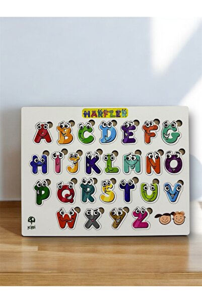 Kiri Ahşap eğitici öğretici Bultak harfler