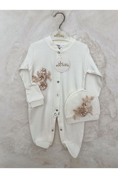 Eda Baby Imported Lace Jumpsuit Set