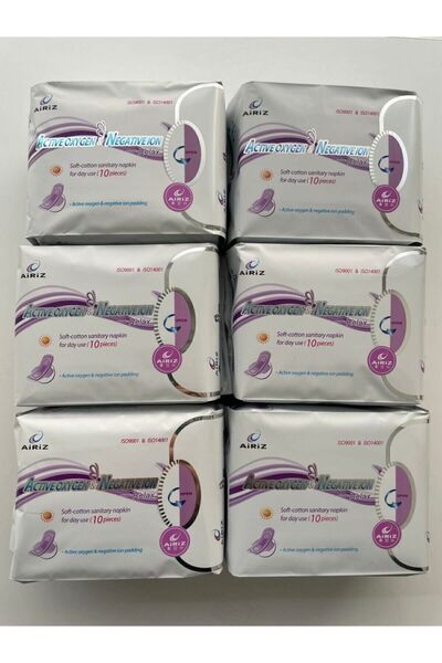 Airiz Airiz Hijyenik Kadın Ped Seti 6 Paket Gündüz