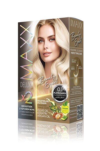 MAXX DELUXE 0.1 Platin Sarı Set Boya