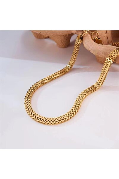 SONES قلادة سميكة من الفولاذ من القش Sns 2029040 لامع غير مملوء بالتشوه