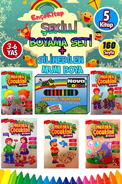 GÖNÜL YAYINCILIK 2-6 Yaşa Uygun Eğitici Boyama Ve Etkinlik Seti