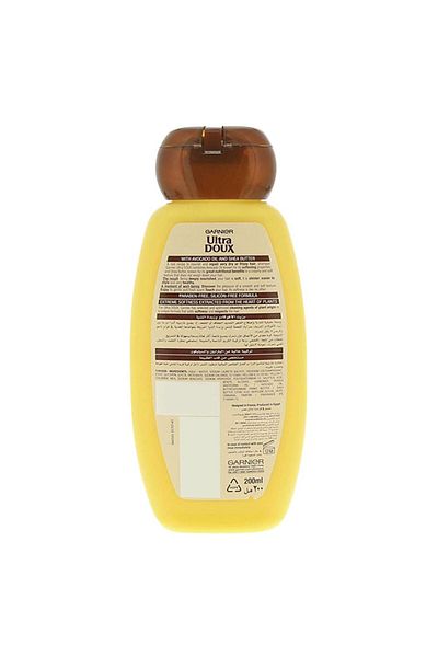 Garnier - Ultra Doux Shampoo - Avocado & Shea Butter - 200Ml