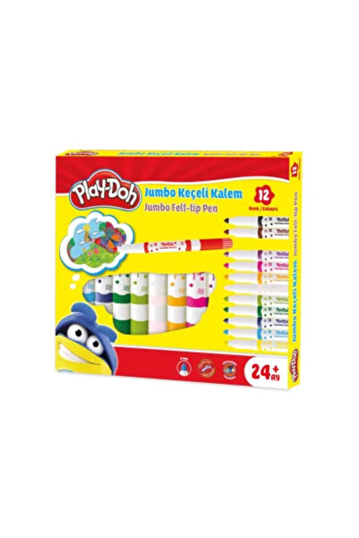 Play Doh Play-Doh Jumbo Felt Pen 6 mm 12 pcs