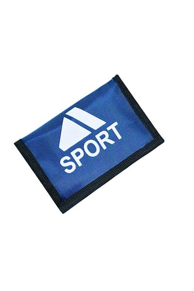 VANİLLA COLLECTİON Potah na suchý zip Zip Přihrádka na peníze Unisex Interpex Fabric Dětská sportovní peněženka Navy Blue