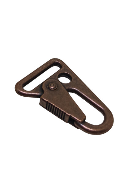 PARACORD Aksesuar Anahtarlık Tüfek Kanca Bakır Renk 10 Adet