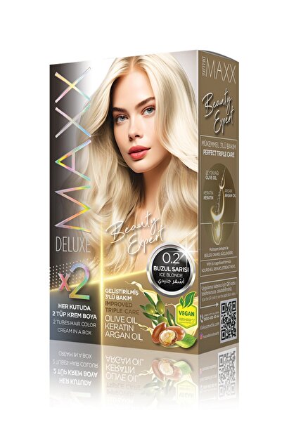 MAXX DELUXE Beauty Expert Set Saç Boyası 0.2 Buzul Sarısı