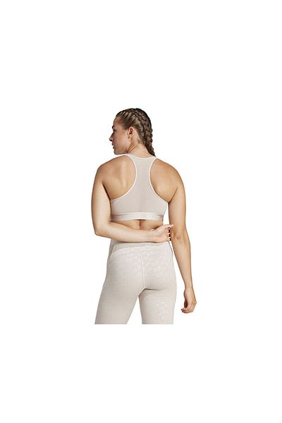adidas Pwr Ms Hyglm Q4 Women's Sports Bra Ix3195 Cream