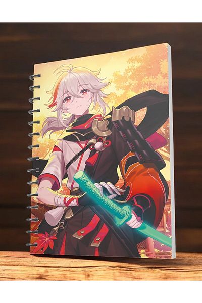 nihonwosekai Kazuha Genshin A5 Boy Anime Notebook 50 Sheets