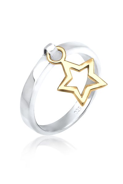 ELLI Ring Ladies Star Pendant In 925 Sterling Silver