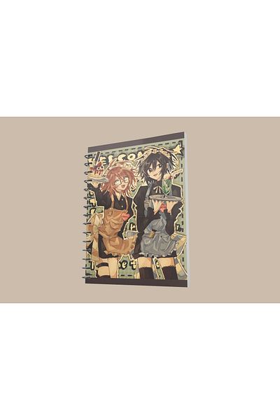 nihonwosekai Ranfren Randal's Friends A5 Anime Spiral Notebook 50 Sheets