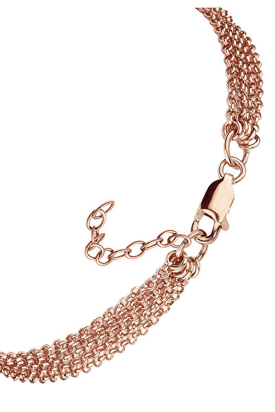 ELLI Dámský náramek s řetízky, moderní vzhled, ze sterlingového stříbra 925