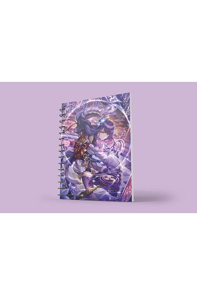 nihonwosekai Raiden Shogun Baal Genshin A5 Boy Anime Notebook 50 Sheets