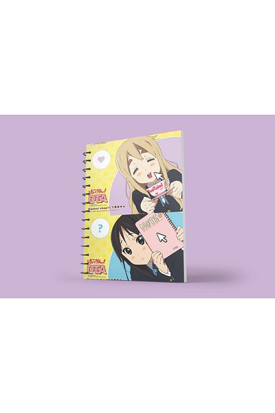 nihonwosekai K on A5 Anime Spiral Notebook 50 Sheets