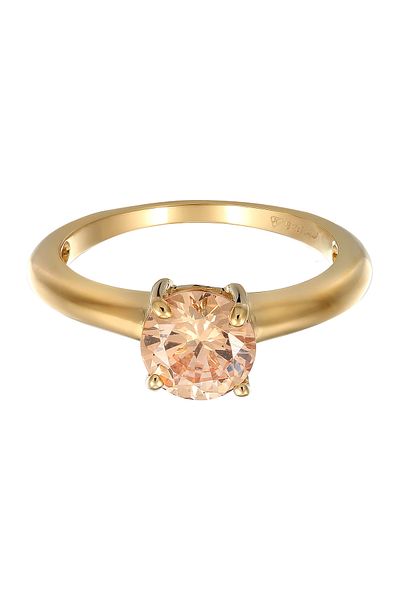 ELLI Damenring – Solitaire-Zirkoniumkristall, 925er Sterlingsilber