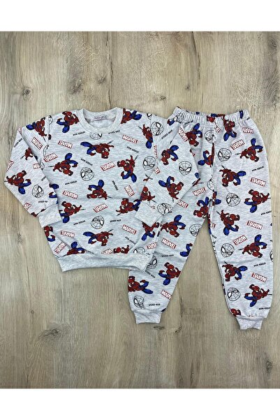 defnecan Dfc(8-12 Years) Spiderman Pattern Raster Suit