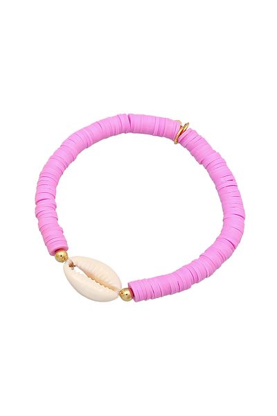 ELLI Armband Damen Trend Beads Bunt mit Kauri Muschel in 925 Sterling Silber