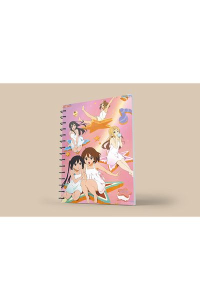nihonwosekai K on A5 Anime Spiral Notebook 50 Sheets