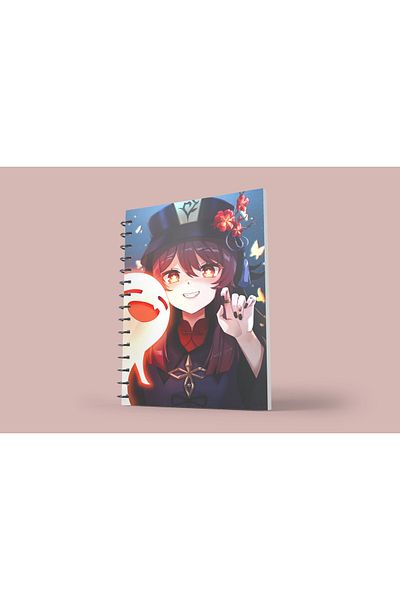 nihonwosekai Hu Tao Genshin A5 Boy Anime Notebook 50 Sheets